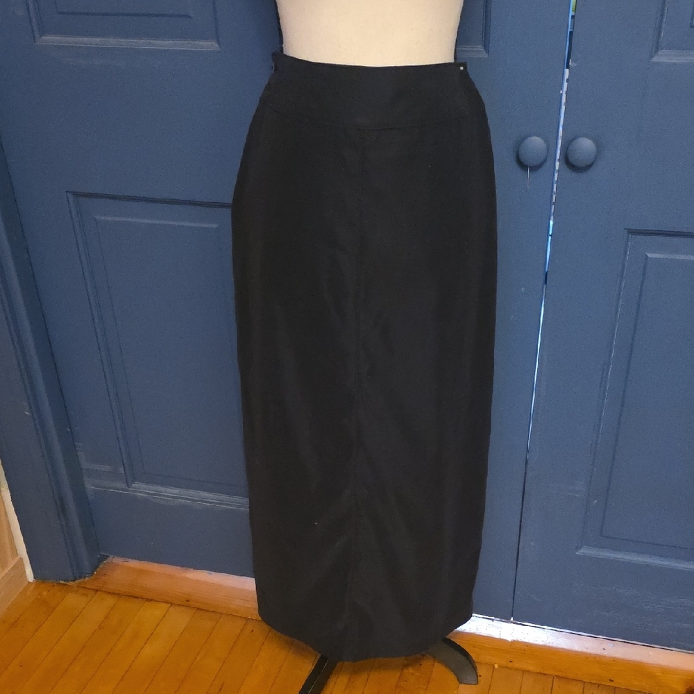 Buy 2 Get 1 Free Patagonia Black Maxi Skirt Front Side Slit Front Pocket Size 4